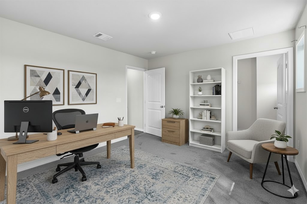 Undisclosed Address Austin, TX 78747 - Photo 20 of 28 a view of a workspace with furniture