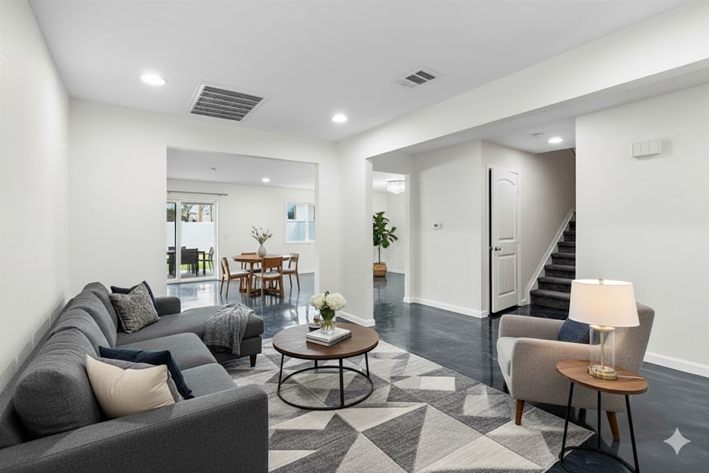 Undisclosed Address Austin, TX 78747 - Photo 6 of 28 a living room with furniture and a wooden floor