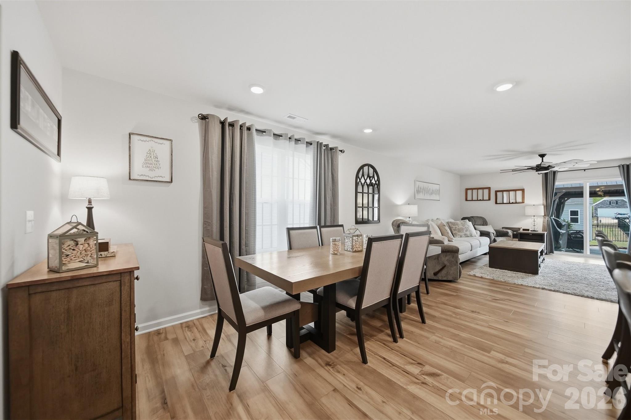 2841 Legacy Rdg Lane Catawba, NC 28609 - Photo 17 of 42 a dining room with furniture and wooden floor