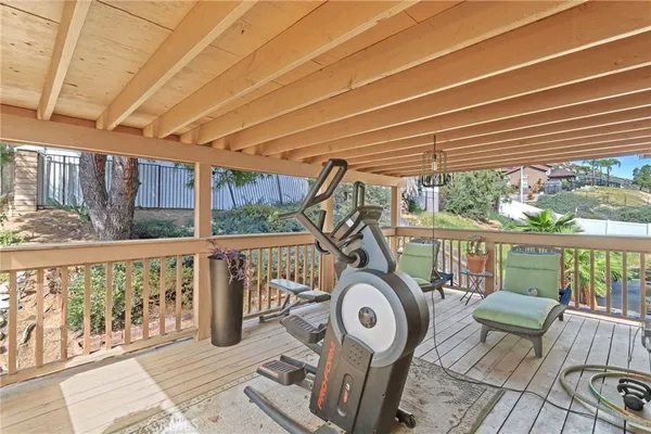 a view of deck with patio