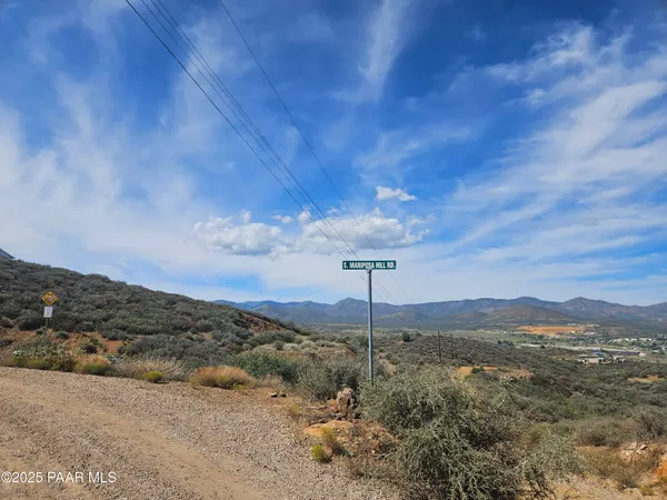 a view of a dry yard