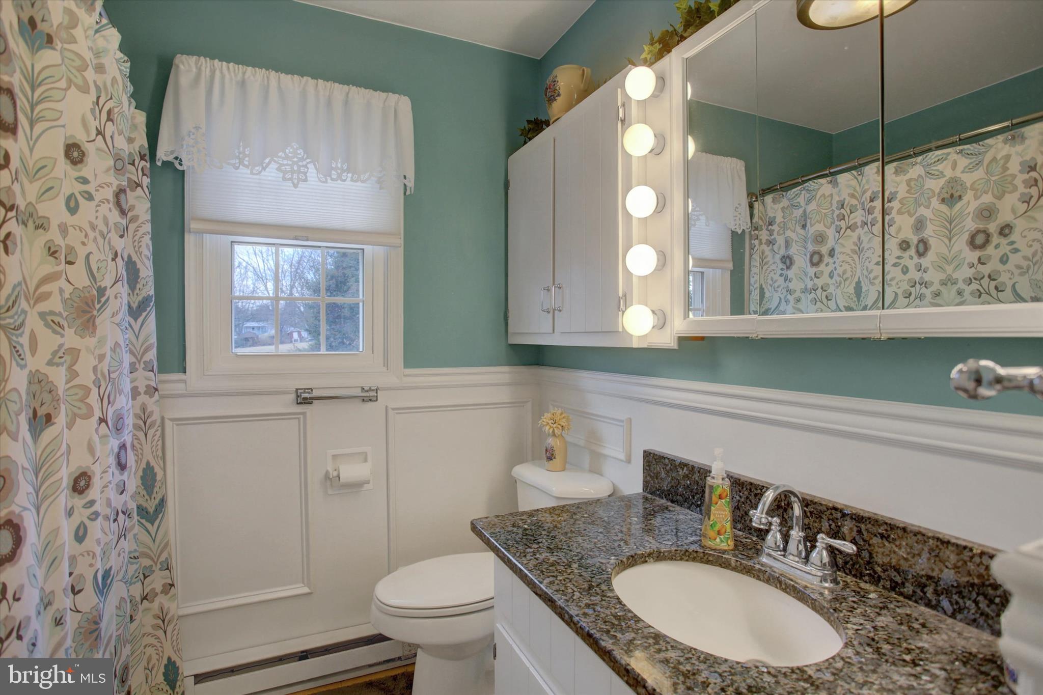600 Shippensburg Road Shippensburg, PA 17257 - Photo 17 of 61 a bathroom with a sink a toilet a mirror and window