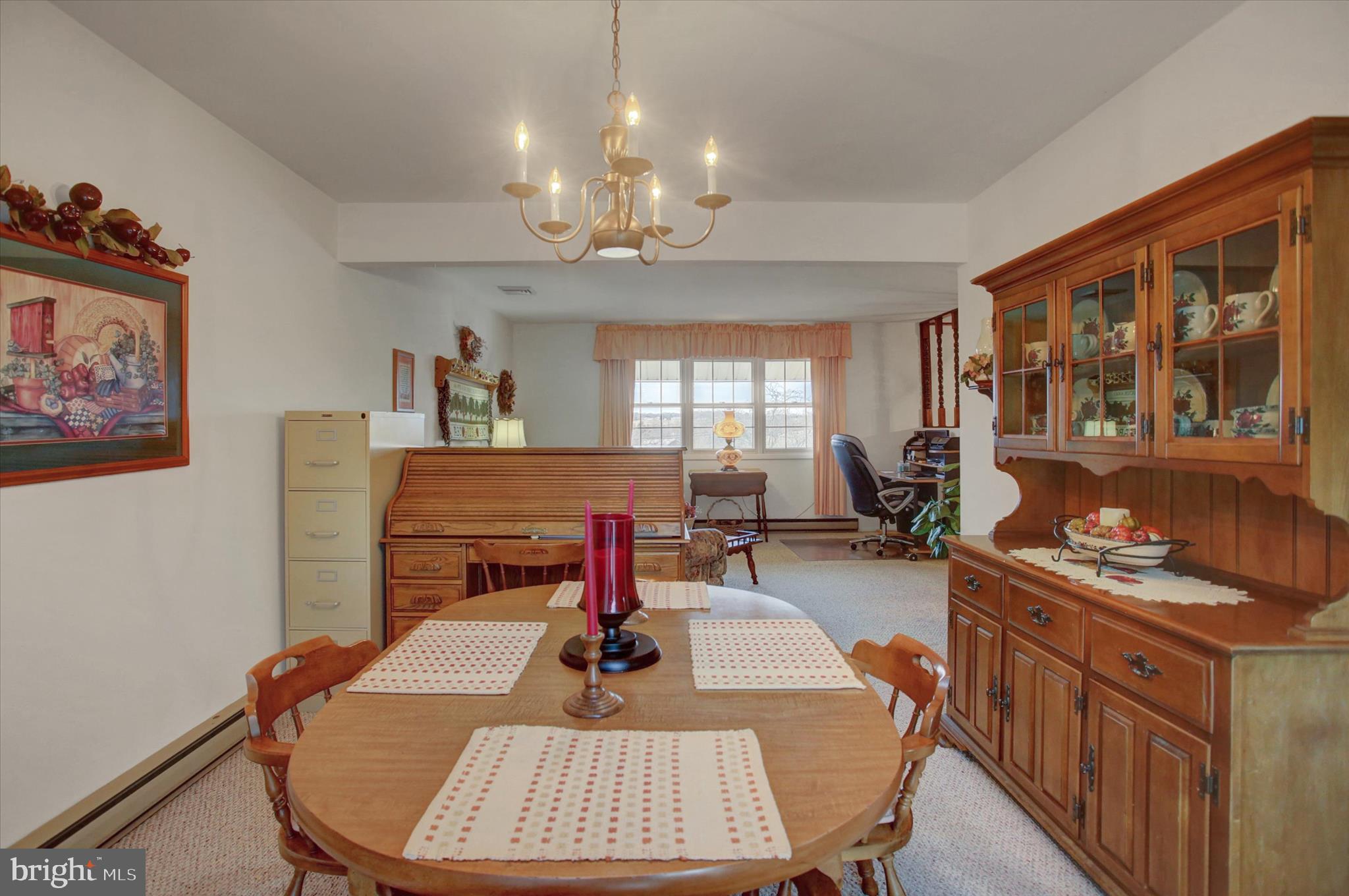 600 Shippensburg Road Shippensburg, PA 17257 - Photo 10 of 61 a view of a dining room with furniture and chandelier