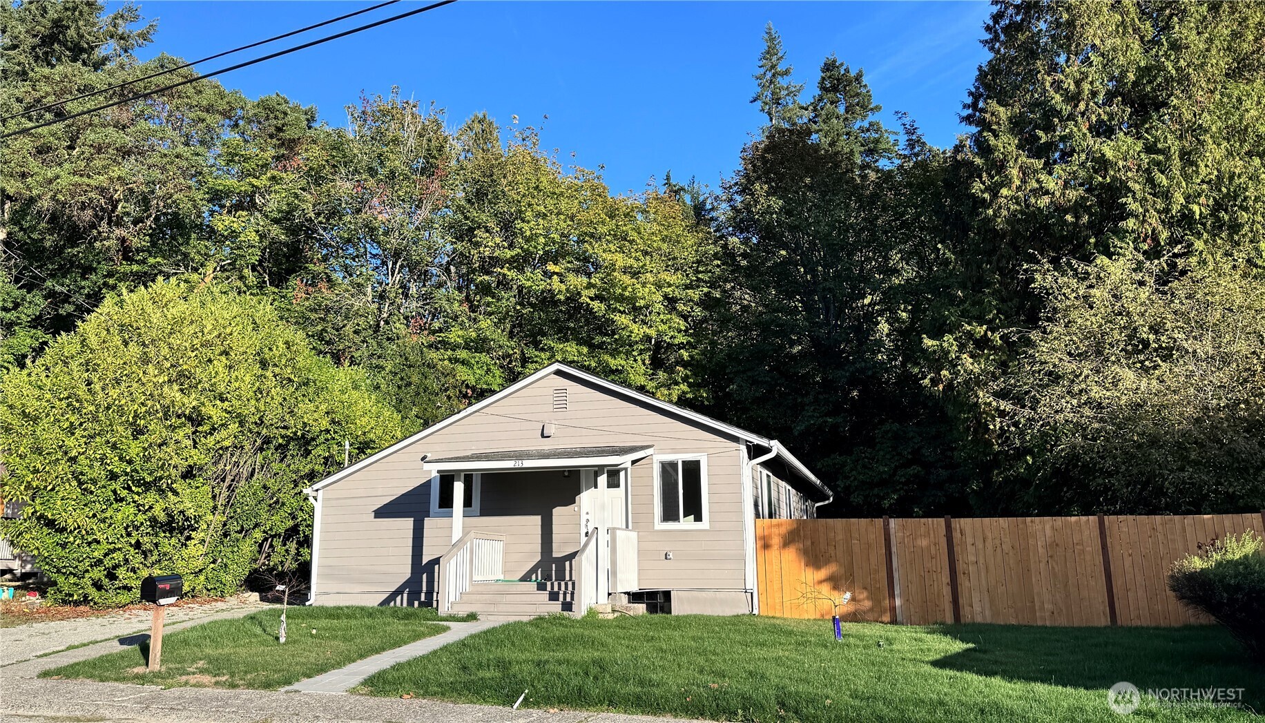 213 Willow Street Bremerton, WA 98310 - Photo 3 of 29 a view of a yard in front of a house with plants and large tree