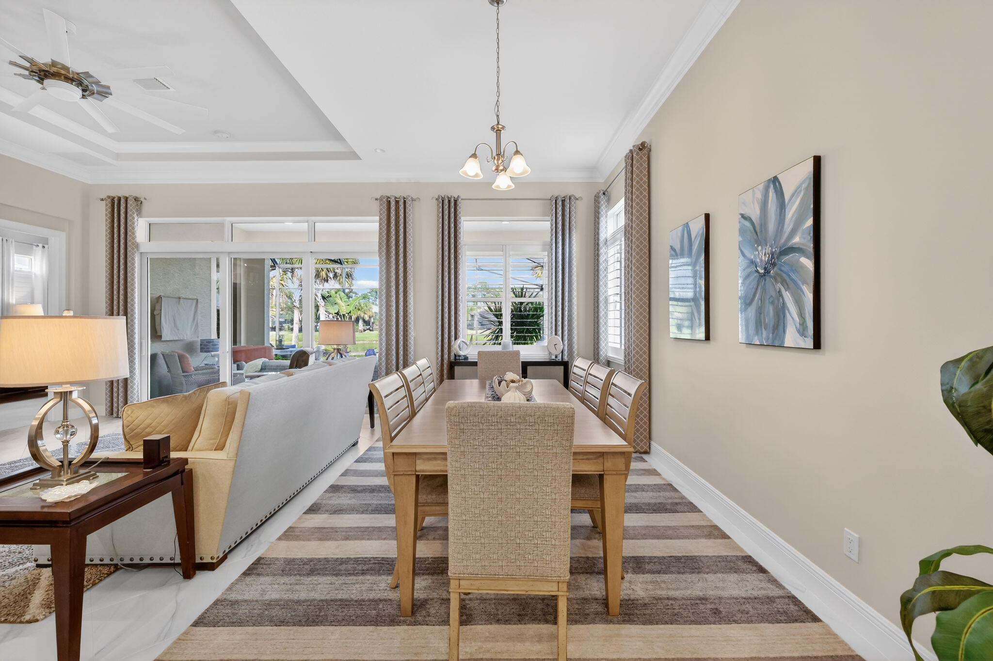 10619 Southwest Capraia Way Port St. Lucie, FL 34986 - Photo 14 of 90 a view of a dining room with furniture