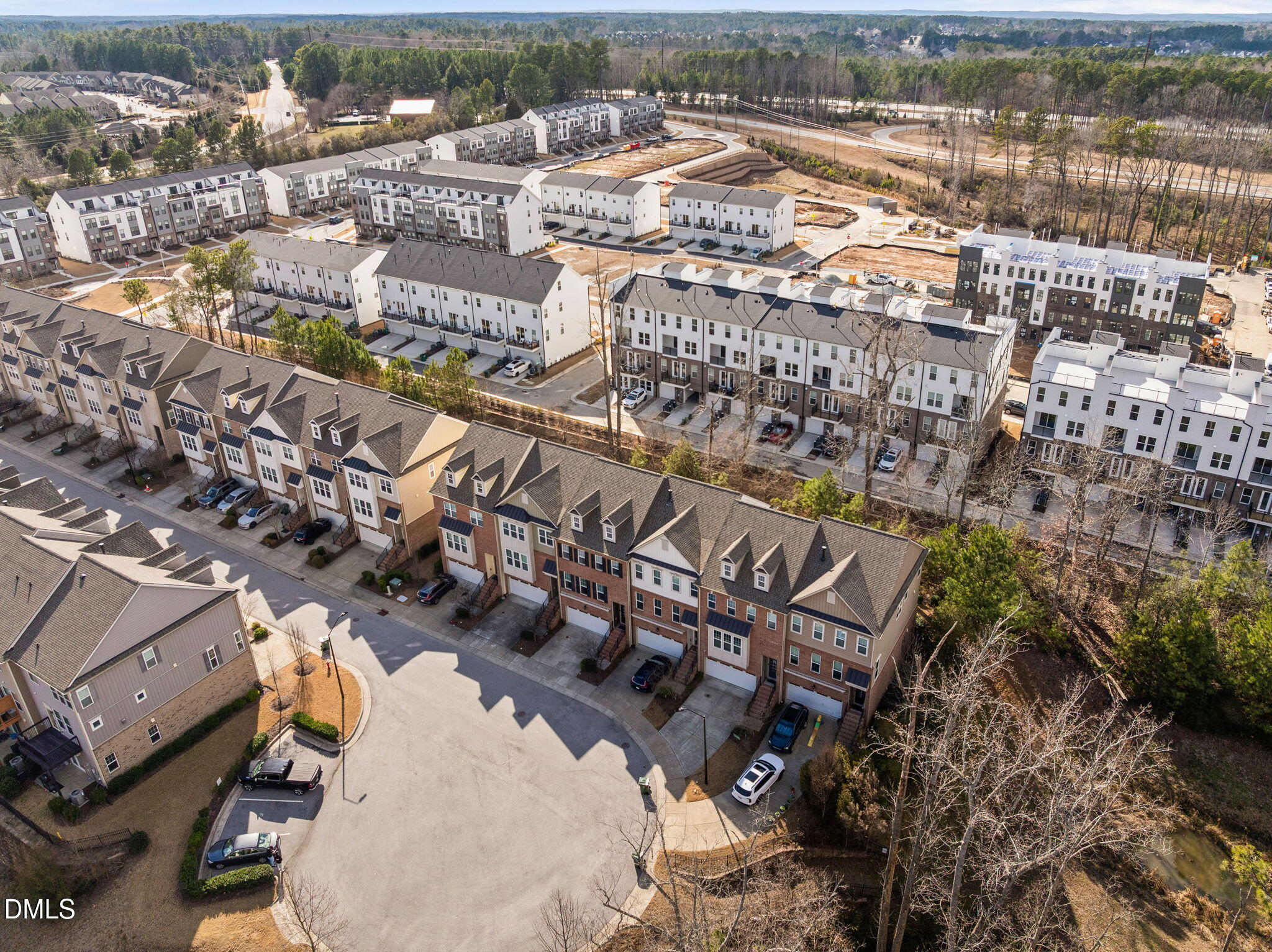4033 Robious Court Cary, NC 27519 - Photo 53 of 58 an aerial view of a city