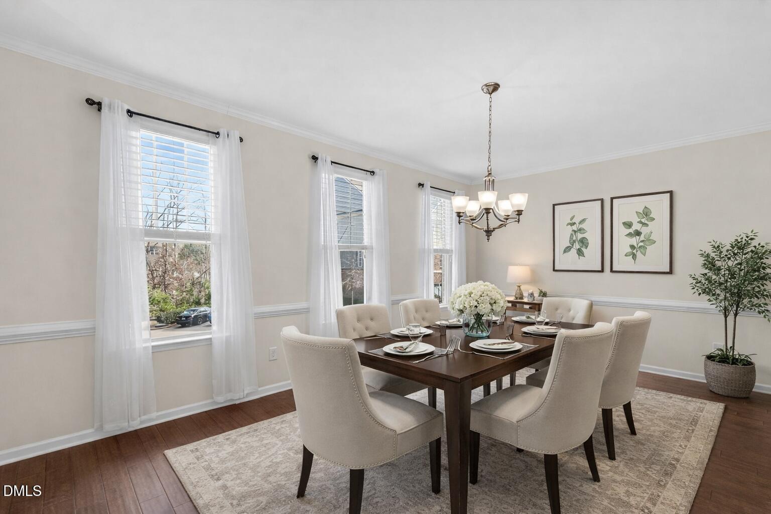 4033 Robious Court Cary, NC 27519 - Photo 8 of 58 49 - Dining - Virtual Staging