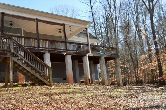 a view of a fireplace with empty space