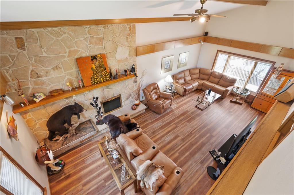 323 Wolfe Lane Irwin, PA 15642 - Photo 11 of 29 a view of a living room with furniture and a ceiling fan