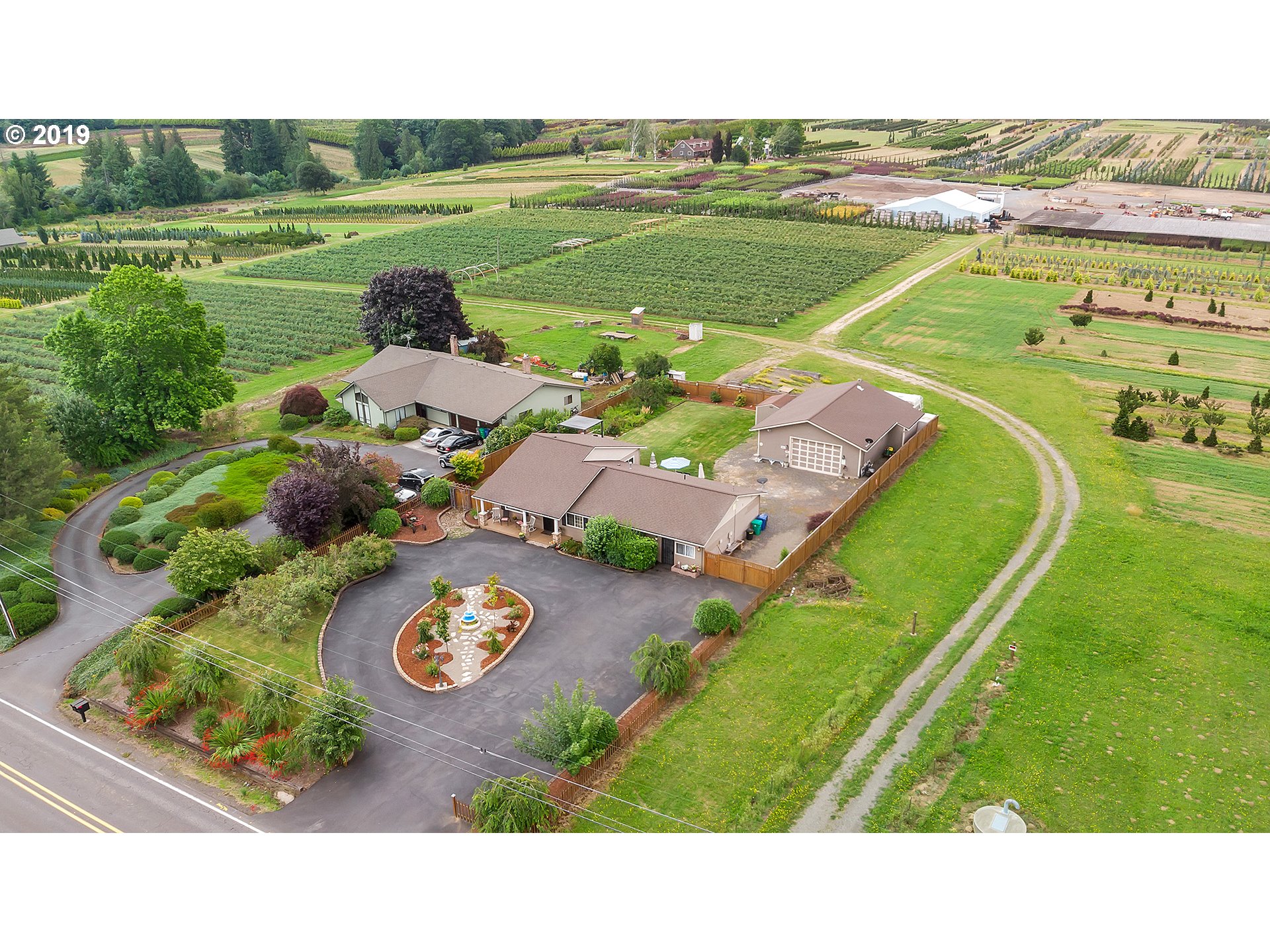 6180 Southeast Lusted Road Gresham, OR 97080 - Photo 28 of 30 a aerial view of a golf course with a park