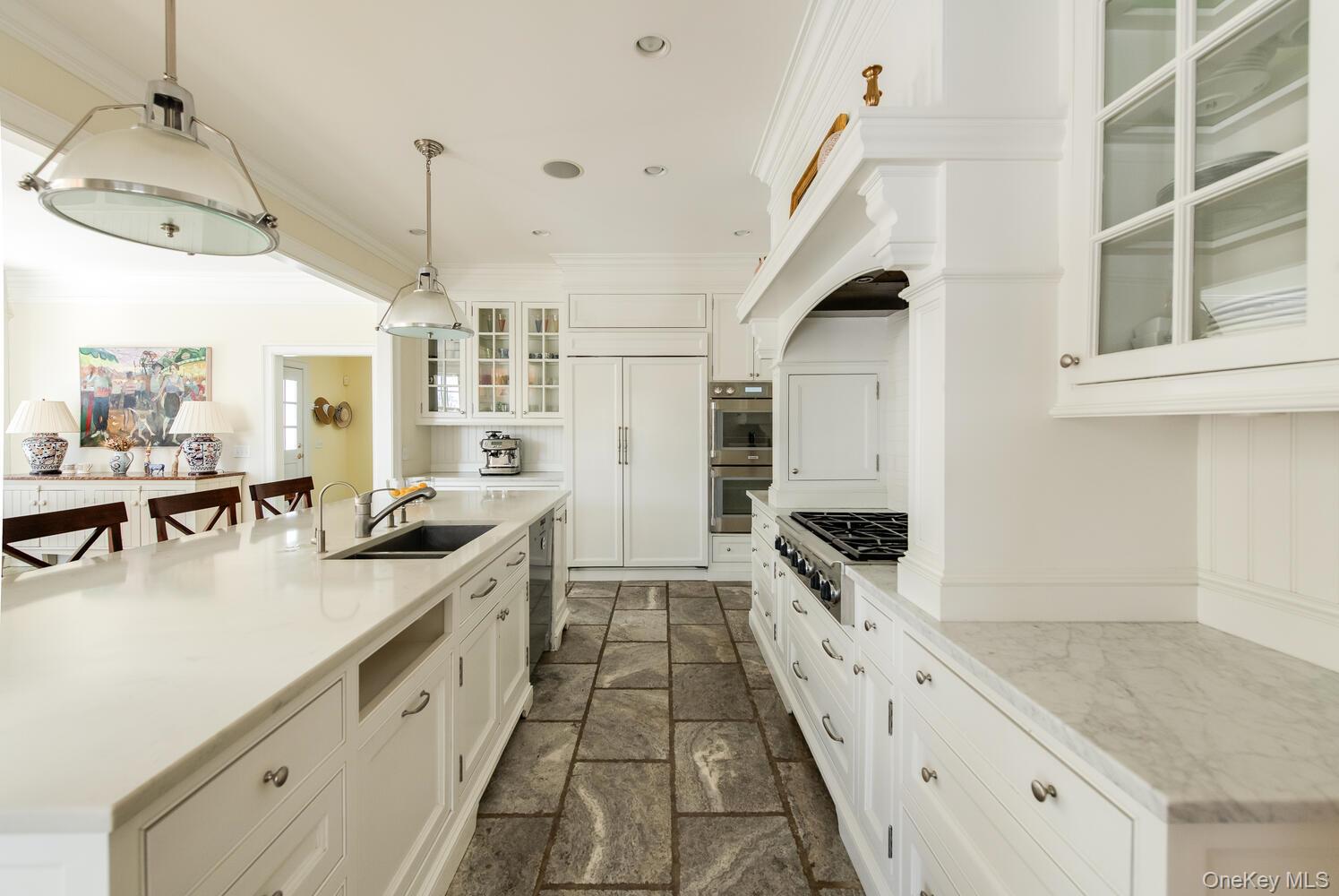 33 Pells Road Rhinebeck, NY 12572 - Photo 12 of 50 a kitchen with stainless steel appliances granite countertop a sink and stove