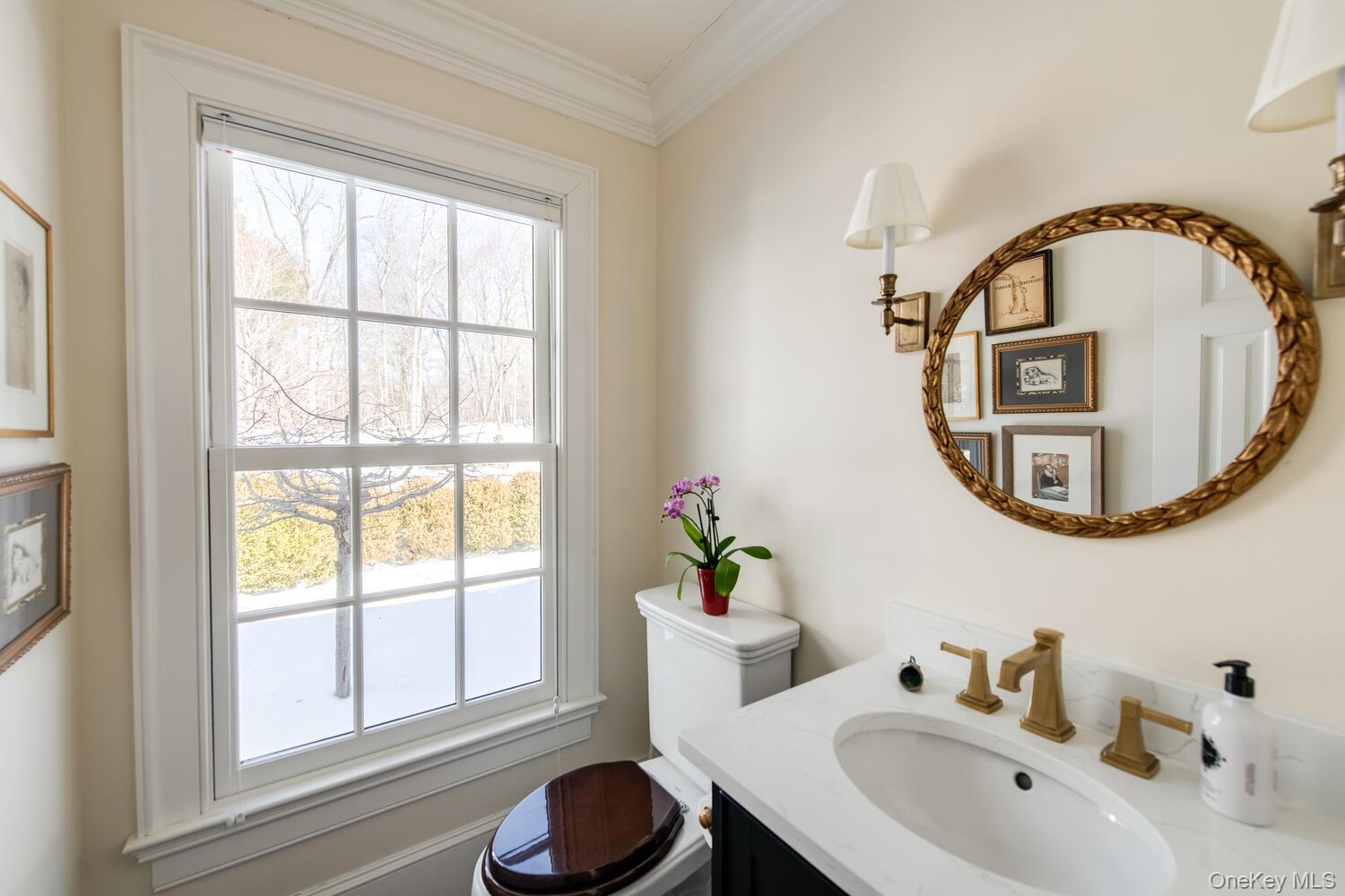 33 Pells Road Rhinebeck, NY 12572 - Photo 22 of 50 a bathroom with a sink and a mirror