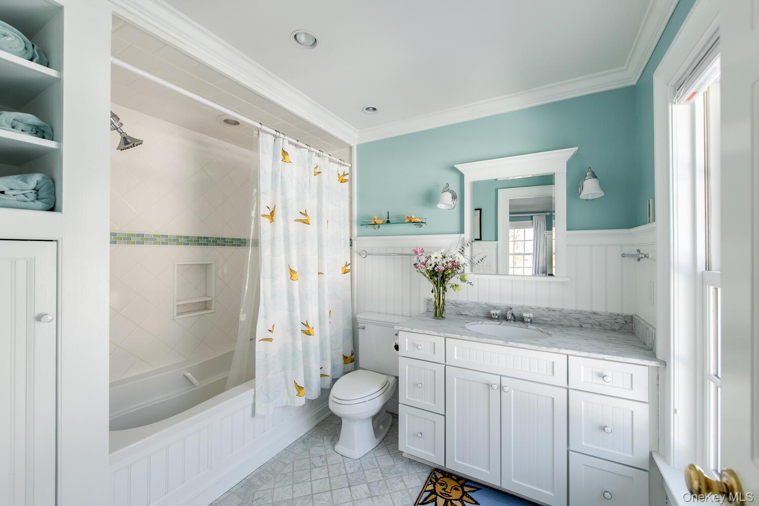 33 Pells Road Rhinebeck, NY 12572 - Photo 37 of 50 a spacious bathroom with a granite countertop sink toilet and shower