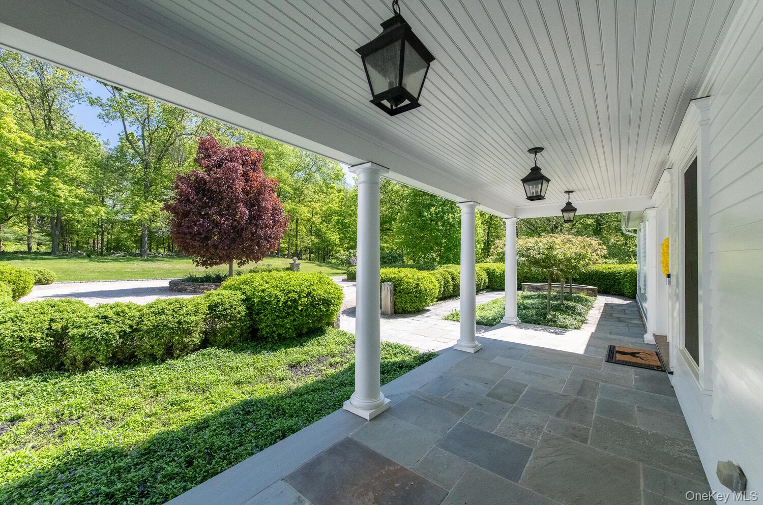 33 Pells Road Rhinebeck, NY 12572 - Photo 7 of 50 a view of a porch with furniture and garden