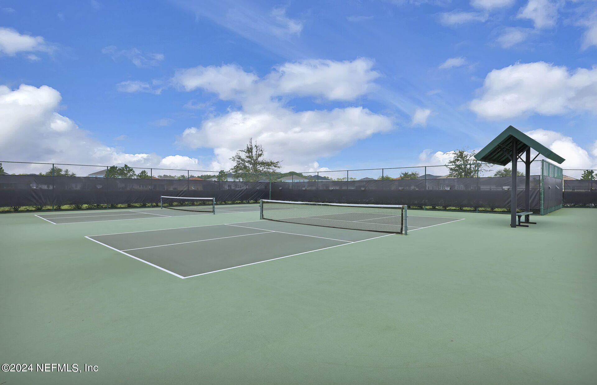 152 Flintlock Lane St. Augustine, FL 32095 - Photo 29 of 40 a view of a tennis court
