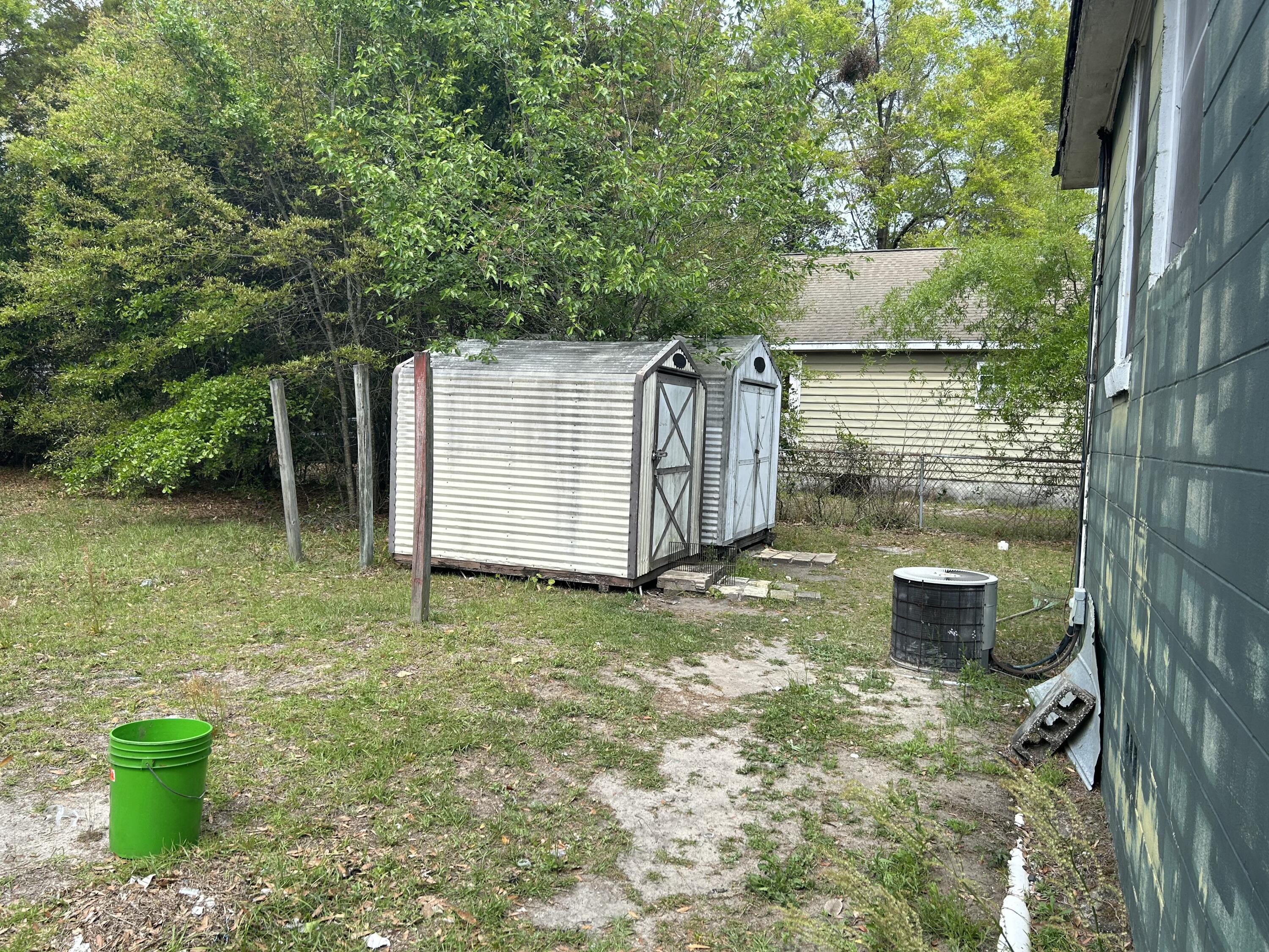 2541 Wecco Street North Charleston, SC 29405 - Photo 16 of 19 Storage Sheds Backyard