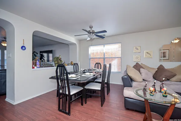 a view of a livingroom with furniture and a livingroom