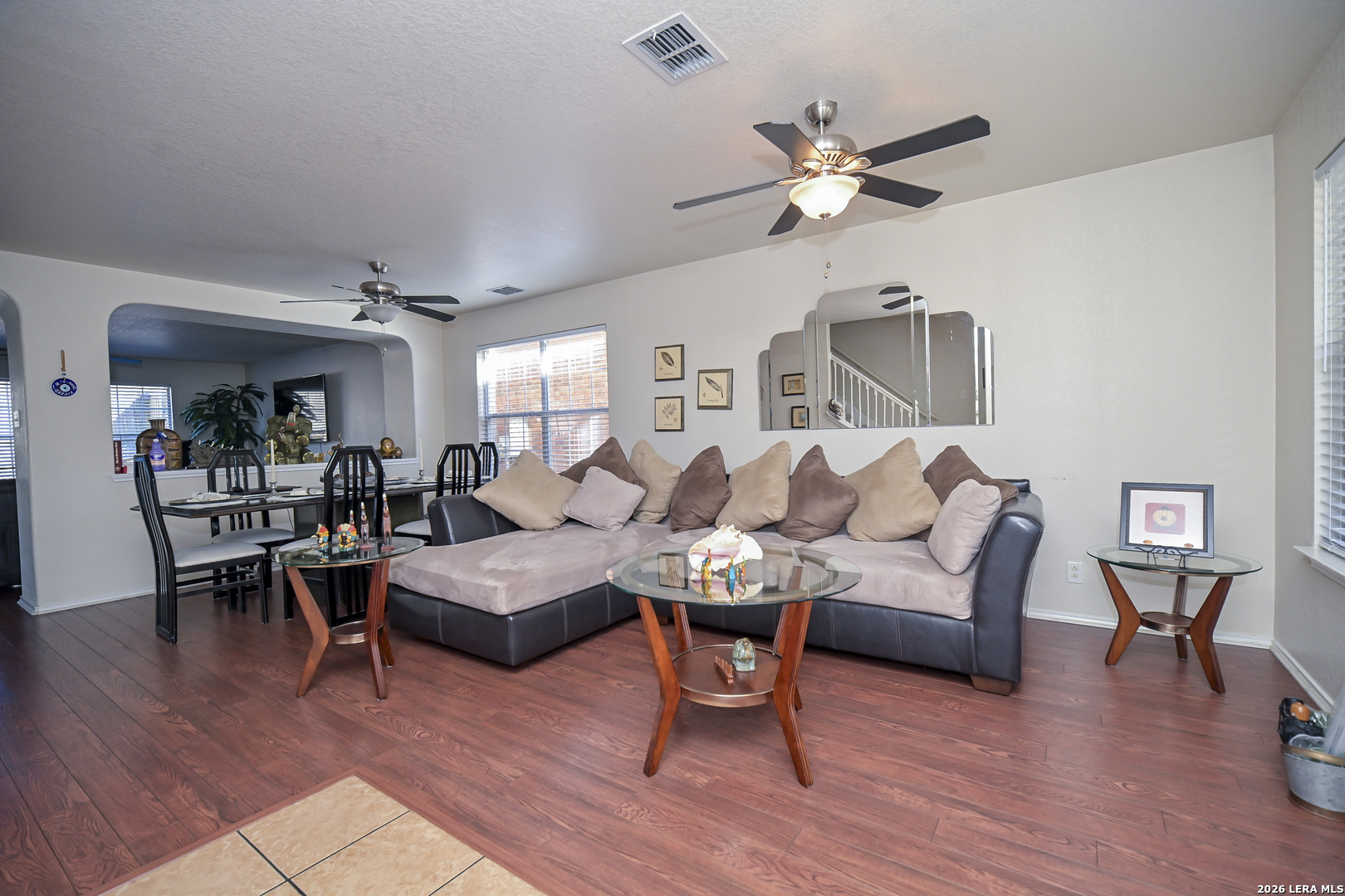 7207 Avery Road Live Oak, TX 78233 - Photo 7 of 42 a living room with furniture and wooden floor