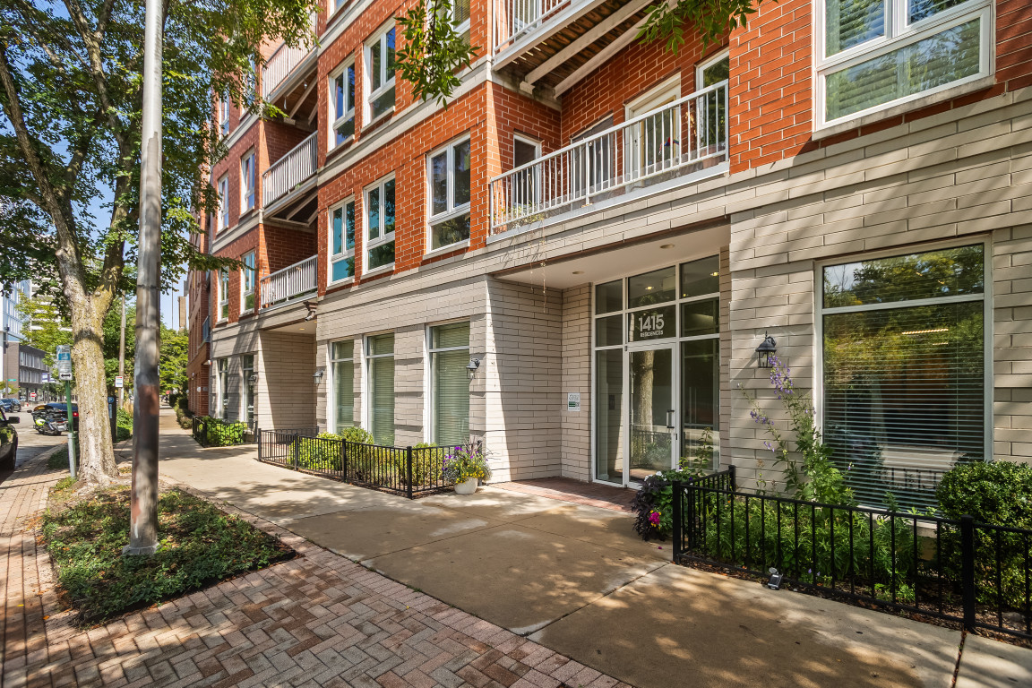 1415 Sherman Avenue, Unit 207 Evanston, IL 60201 - Photo 24 of 25 front view of a brick building
