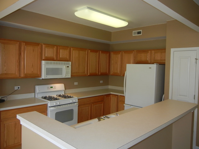 13468 Delaney Road Huntley, IL 60142 - Photo 4 of 17 a kitchen with a refrigerator and a stove top oven