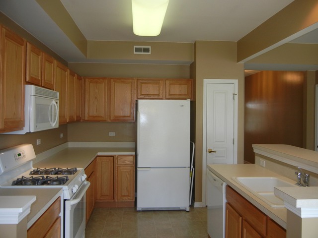13468 Delaney Road Huntley, IL 60142 - Photo 7 of 17 a kitchen with a refrigerator and a sink