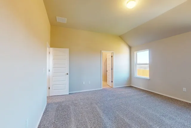 a view of an empty room with window