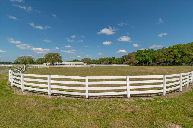 a outdoor space with lots of chairs and appliances