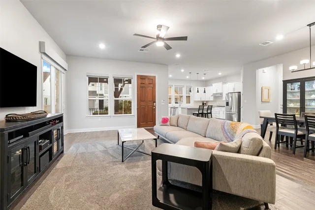 a backyard of a house