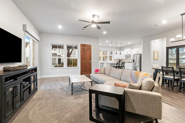 a backyard of a house