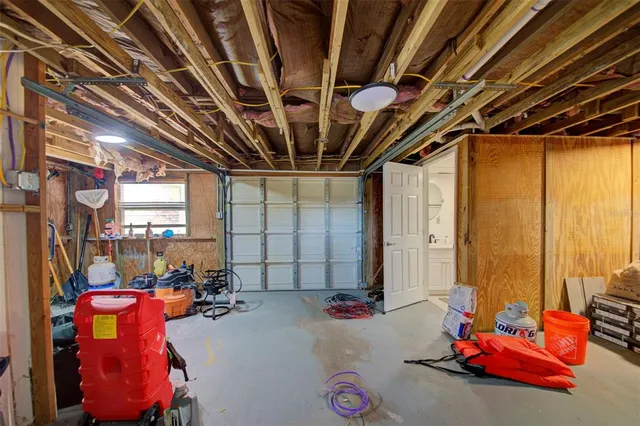 a view of storage and utility room