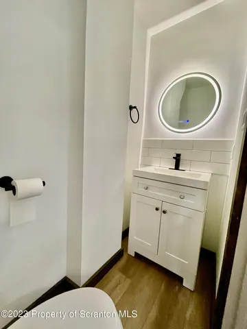 a view of a small yard