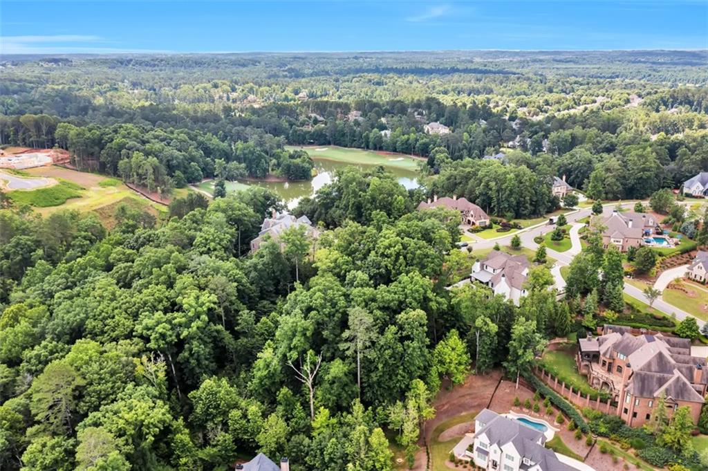 4920 Roaring Fork Pass Suwanee, GA 30024 - Photo 11 of 15 an aerial view of a houses with a yard