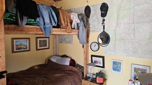 a room with musical instruments