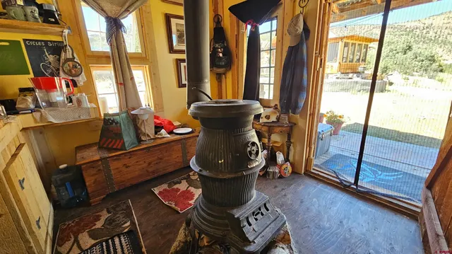 a outdoor space with furniture