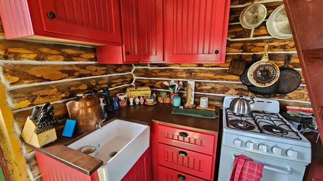 a view of a room with storage and utility