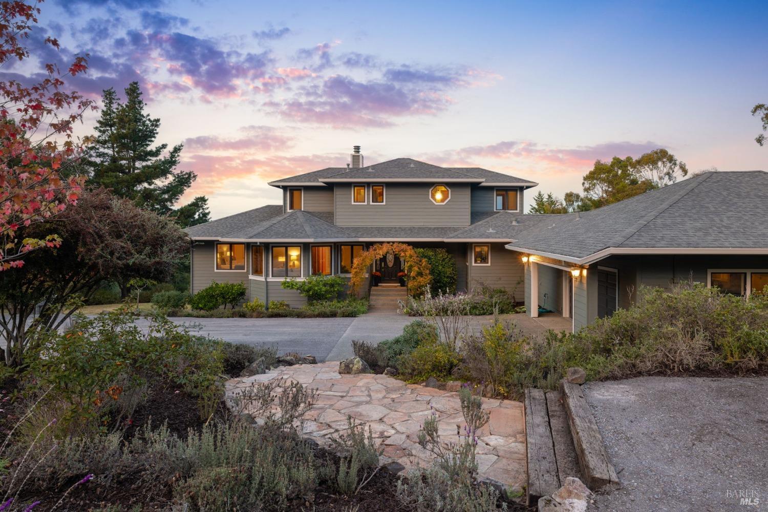 4397 Burnside Road Sebastopol, CA 95472 - Photo 1 of 1 a front view of house with yard and green space