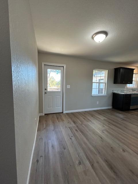332 Cannon Drive Laurel Hill, FL 32567 - Photo 12 of 36 a view of an empty room with window and wooden floor