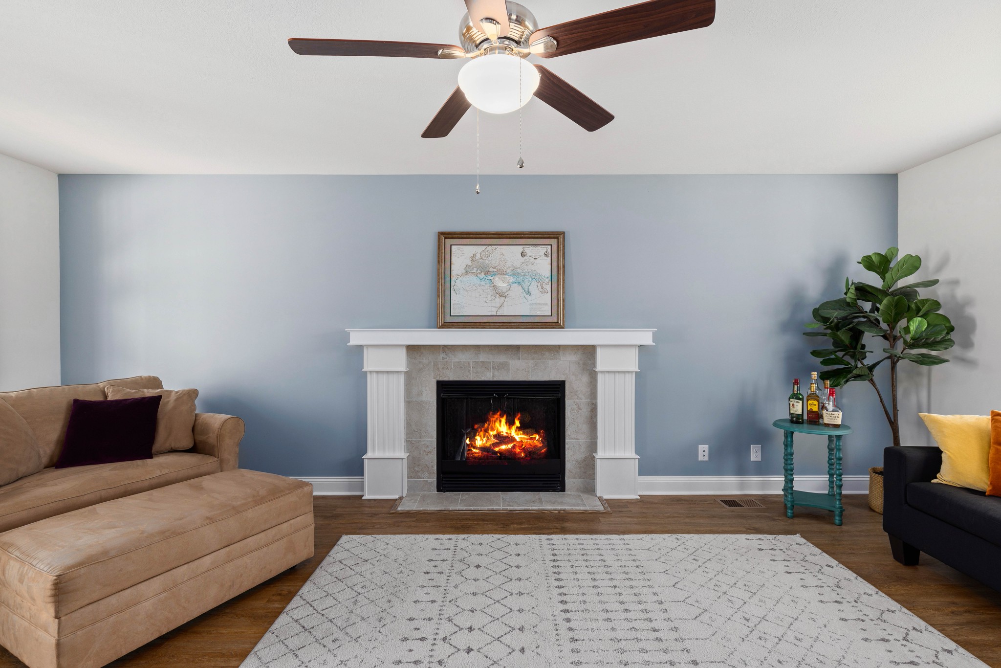 1646 Archer Drive Pleasant View, TN 37146 - Photo 5 of 33 a living room with furniture and a fireplace