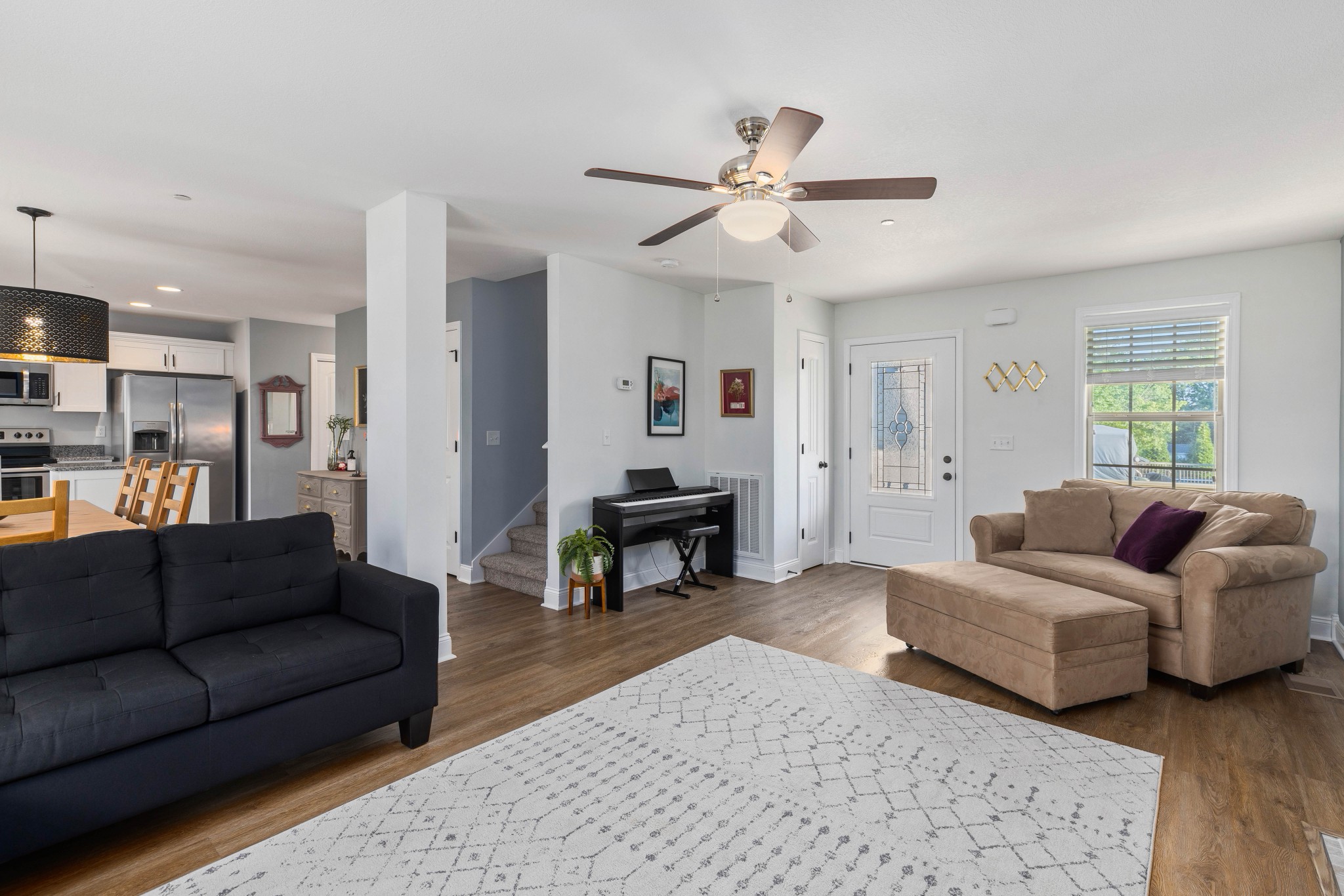 1646 Archer Drive Pleasant View, TN 37146 - Photo 7 of 33 a living room with furniture and a fireplace