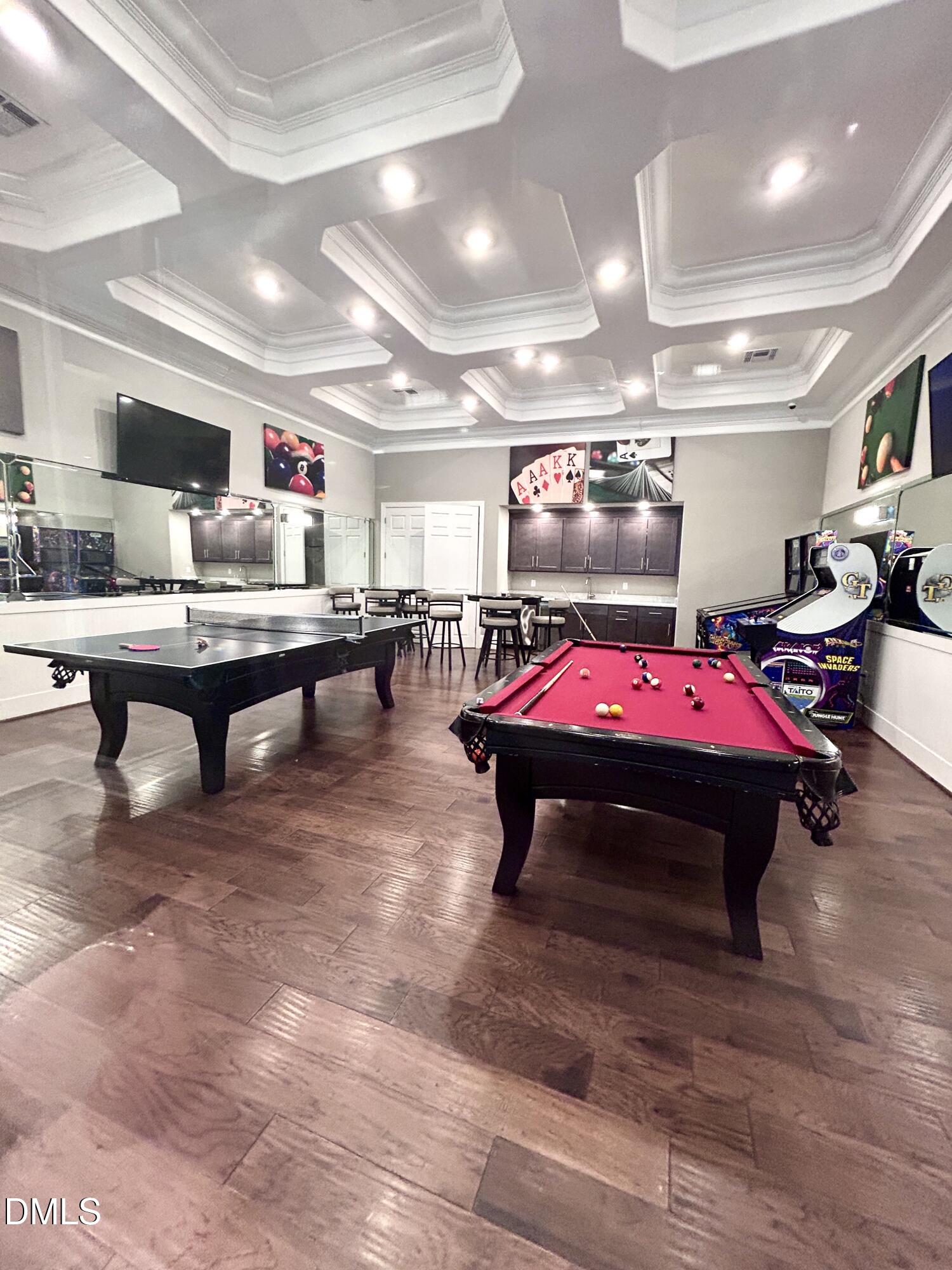 120 Misty Pike Drive Raleigh, NC 27603 - Photo 44 of 57 a room with lots of furniture and pool table