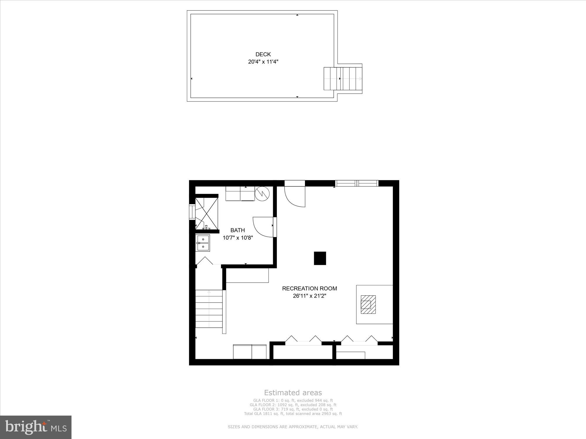 91 Malones Road Ashland, PA 17921 - Photo 35 of 36 Basement Floor Plan