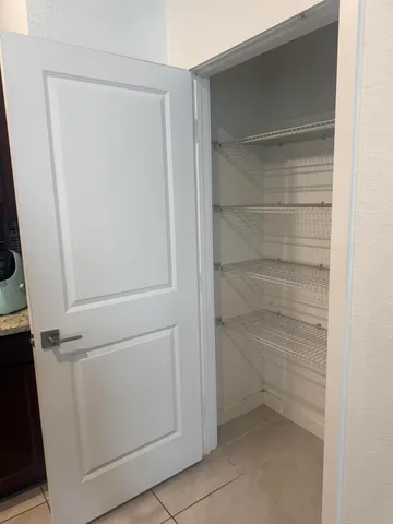 a view of walk in closet