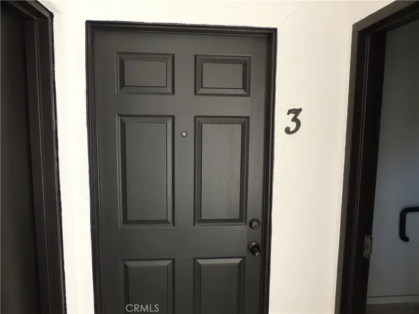 a view of front door