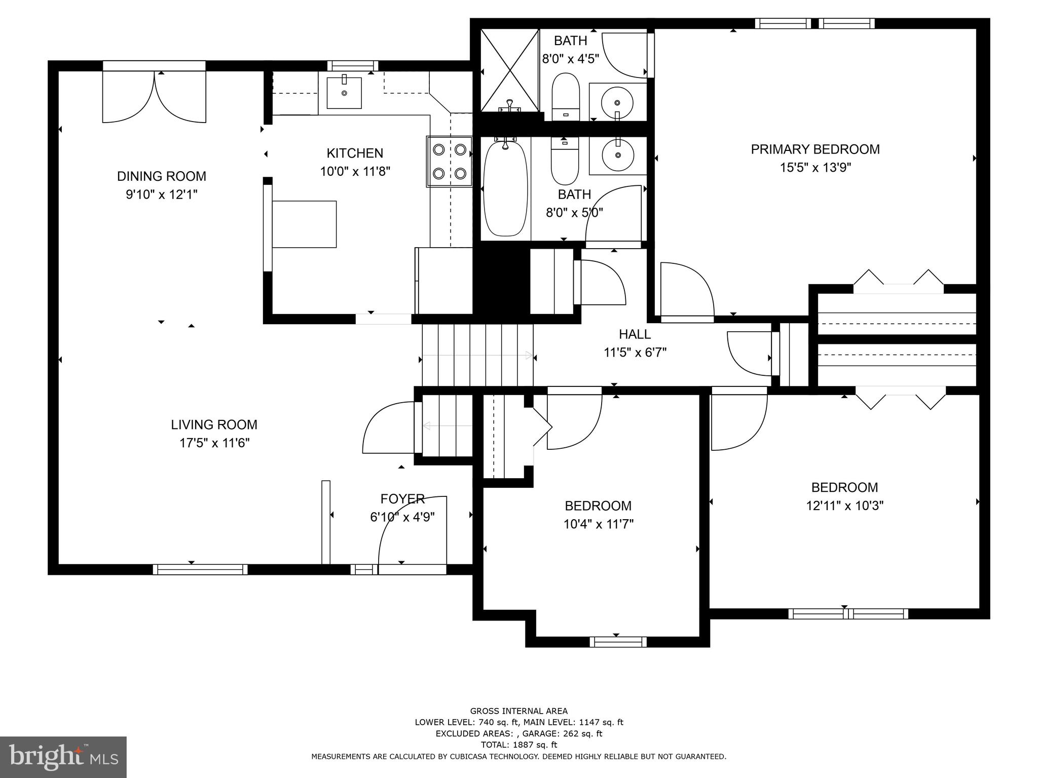 7040 Johnnycake Road Catonsville, MD 21228 - Photo 32 of 34 Floor Plan Main and Upper 1