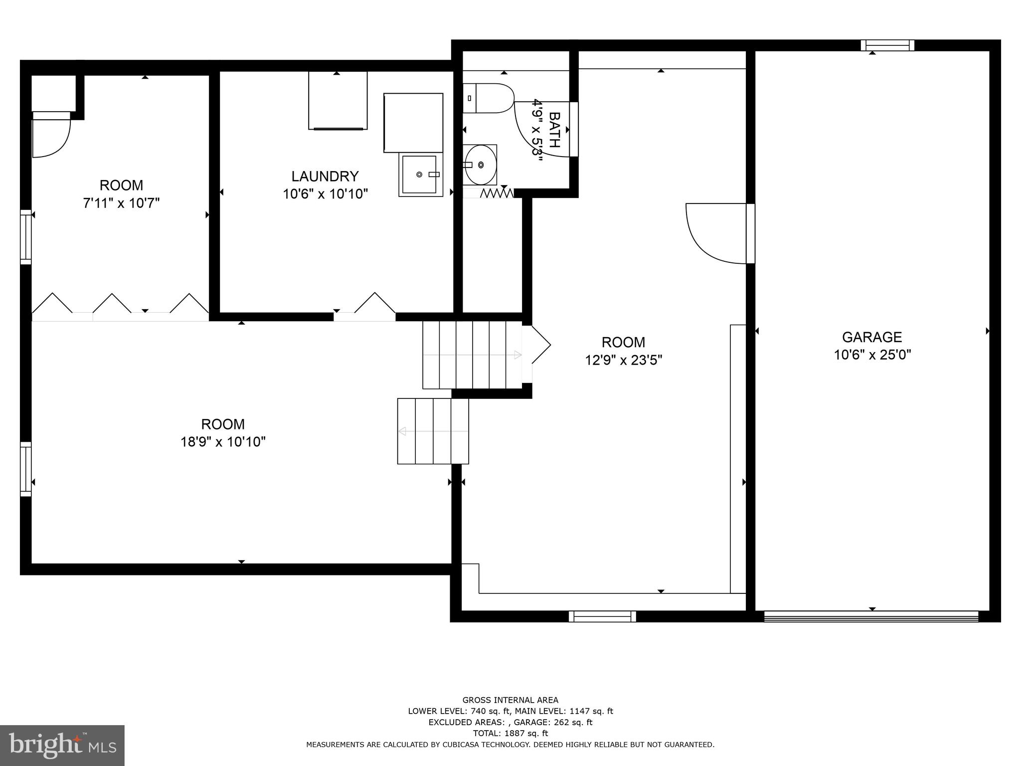 7040 Johnnycake Road Catonsville, MD 21228 - Photo 33 of 34 Floor Plan Lower 1 and 2