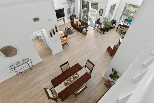 a view of balcony with staircase