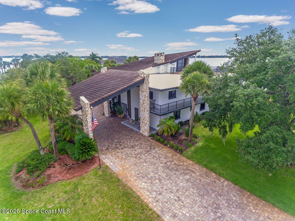 110 Barnacle Place Rockledge, FL 32955 - Photo 1 of 71 Drone front 3