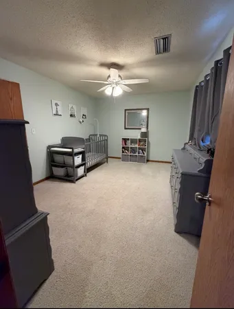 a view of hallway with washer and dryer