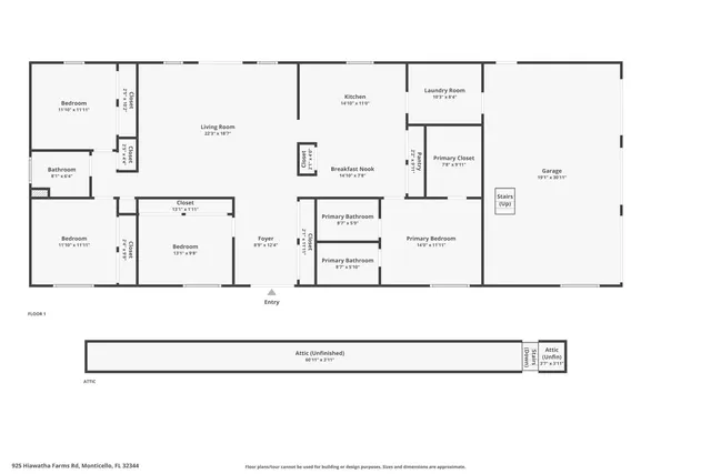 $700,000 | 925 Hiawatha Farms Road, Monticello, FL 32344