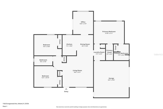 $314,500 | 1150 Orangewood Avenue, Deland, FL 32724